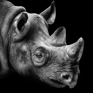 Rhino Portrait Kostenfreie Lieferung