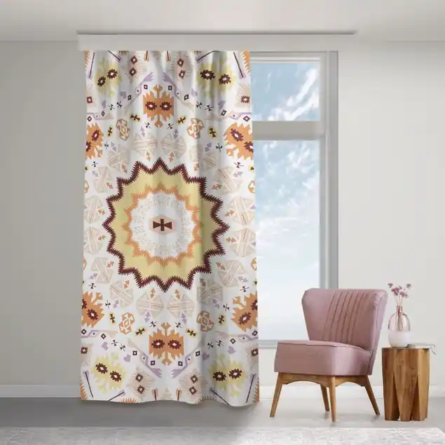 Azteken Boho Mandala in Rosa Rabatt