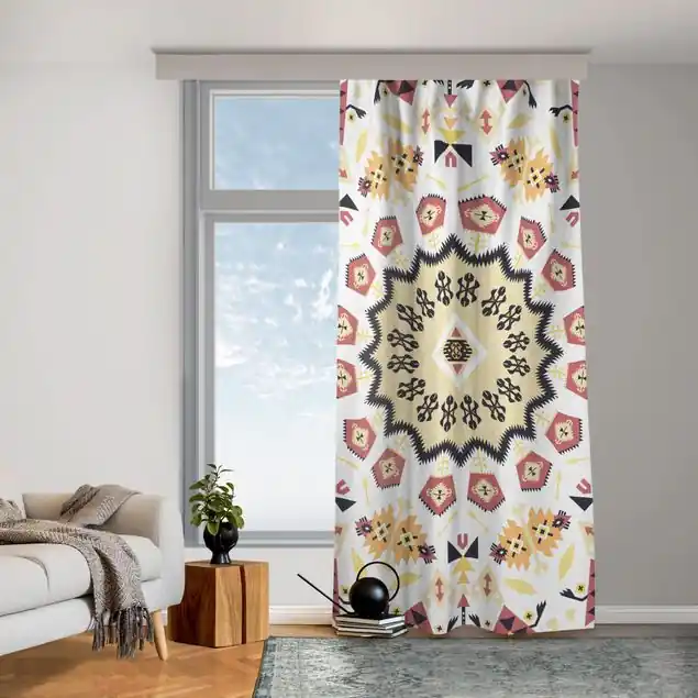 Heißes Angebot Azteken Boho Mandala IV in Gelb