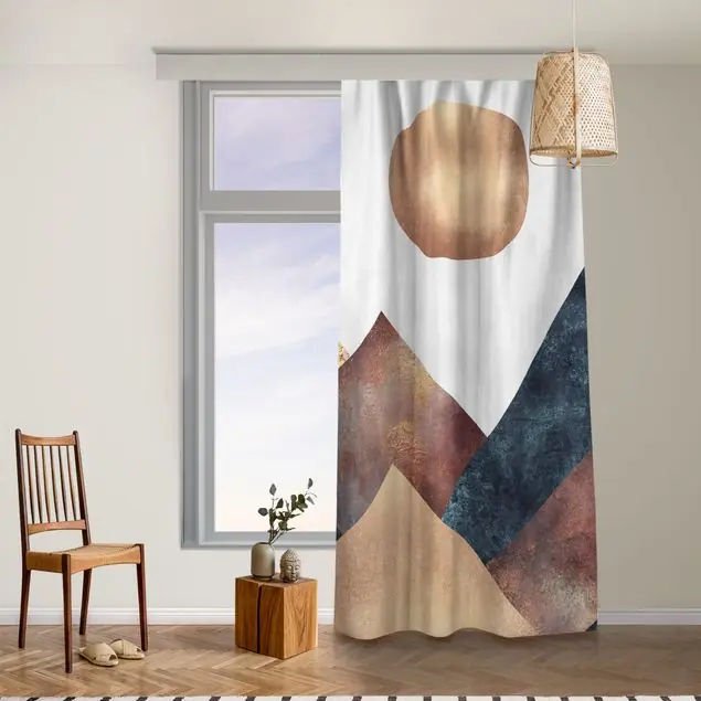 Abverkauf Geometrische Berge Bronze
