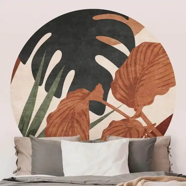 Wochenendangebot Tropische Boho Blätter