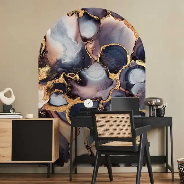 Wochenendangebot Marmor Aquarell mit Gold