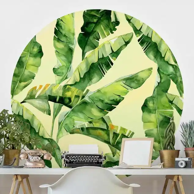 Abverkauf Bananenblätter Aquarell