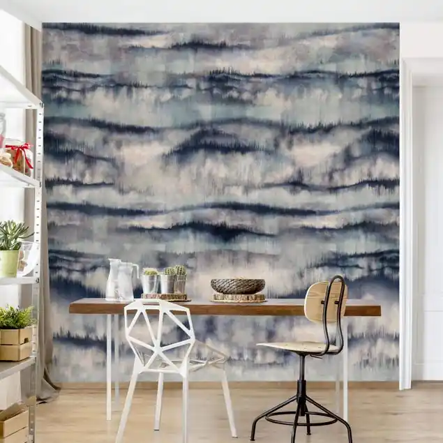 Abstrakte Aquarell Berge Abverkauf