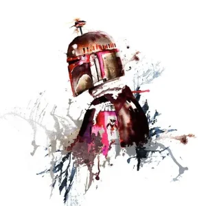 Wochenendangebot Star Wars Watercolor Boba Fett