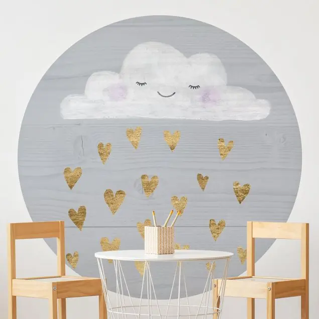 Wolke mit goldenen Herzen Preis Gesenkt