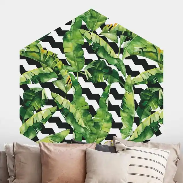 Zick Zack Geometrie Dschungel Muster Top-Preis