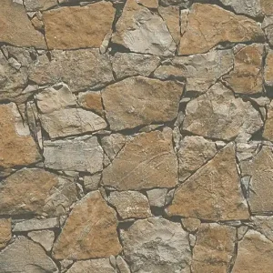 A.S. Création Best of Wood`n Stone 2nd Edition in Beige Braun Schwarz - 958631 Geprüft