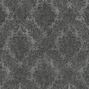 A.S. Création Secret Garden in Grau Metallic Schwarz - 336078 Heißes Angebot