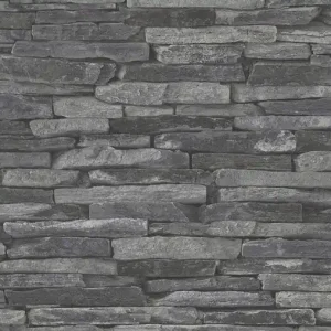 A.S. Création Best of Wood`n Stone 2nd Edition in Grau Schwarz - 914224 Abverkauf