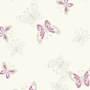 A.S. Création Happy Spring in Beige Metallic Lila - 347651 Direktkauf