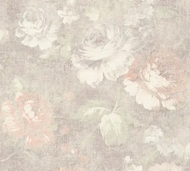 A.S. Création Secret Garden in Braun Creme Rot - 336042 Preisreduziert