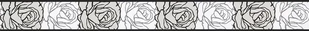 A.S. Création Only Borders 9 in Grau Schwarz Weiß - 905024 Highlight