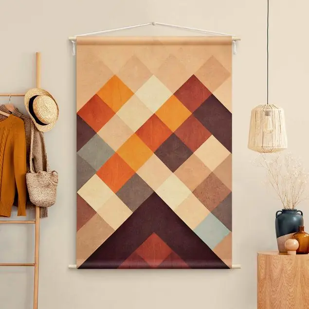 Zertifiziert Warmes Geometrie Muster