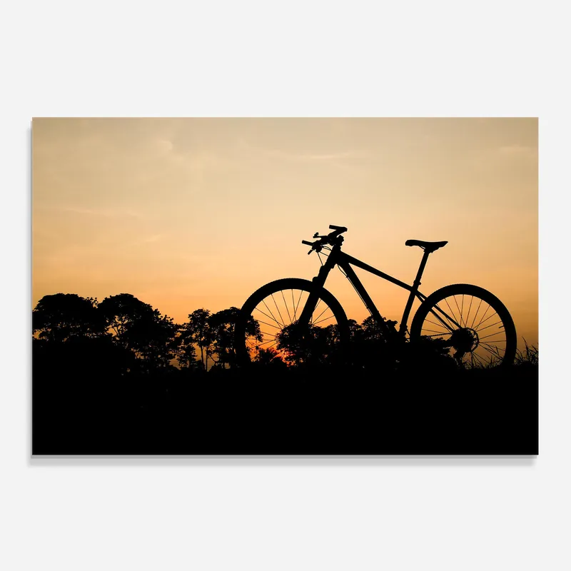 Küchenrückwand Glas Mtb Shilouette Sonderangebot