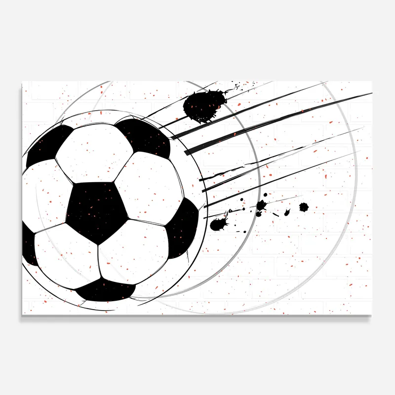 Küchenrückwand Glas Wall Football Finale Aktion
