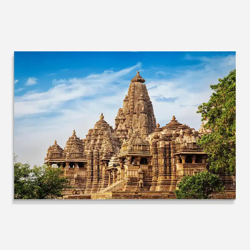 Zertifiziert Küchenrückwand Glas Temples Khajuraho