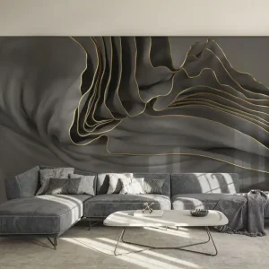 Nur Heute Fototapete 3d Wavy Material