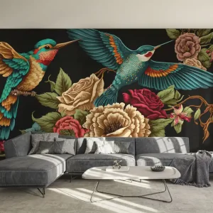 Top-Seller Fototapete Blue Bird Art