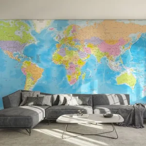 Echt Fototapete Cool World Map