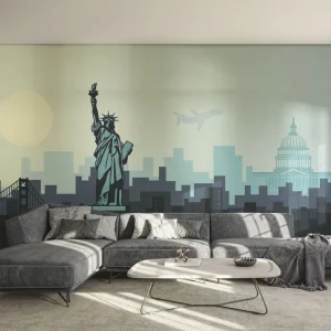 Knallerangebot Fototapete Airplane New York