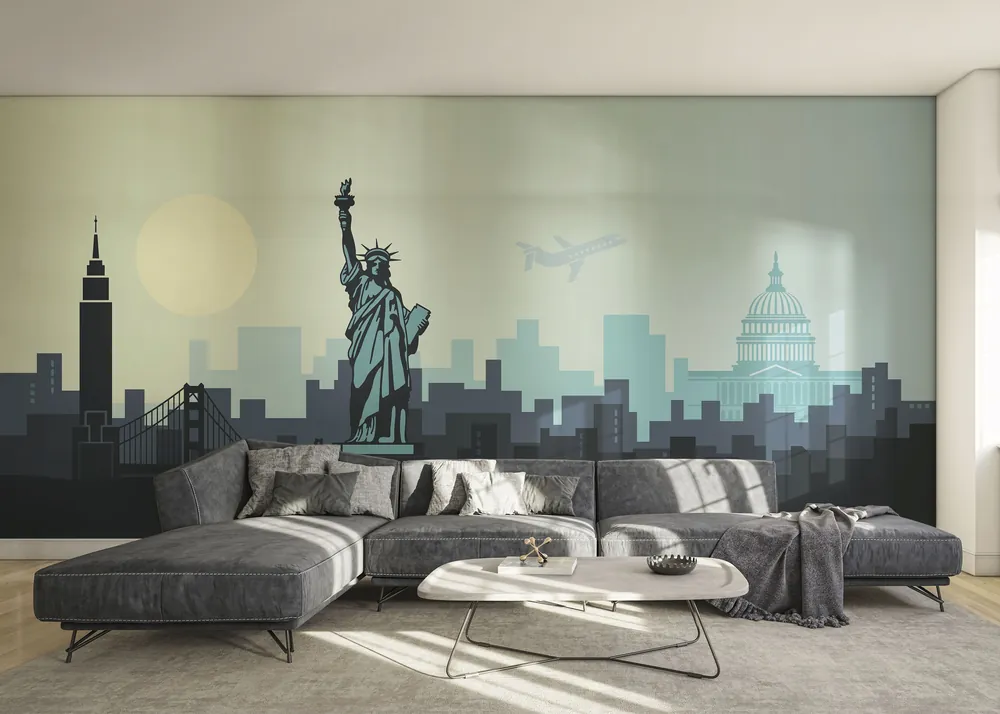 Knallerangebot Fototapete Airplane New York