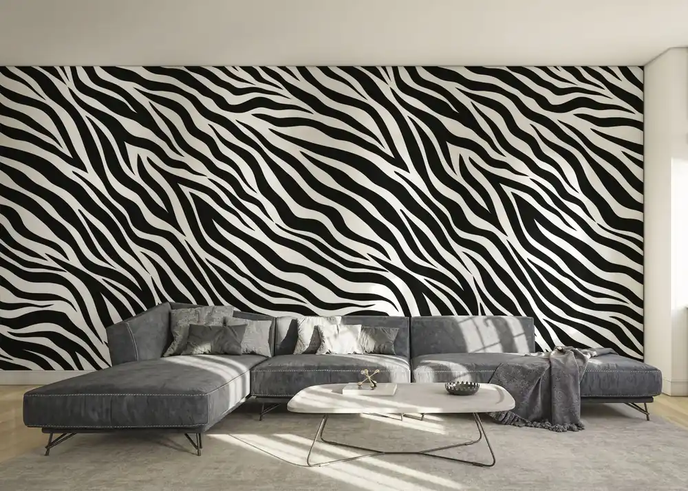 Abverkauf Fototapete Simple Zebra Pattern