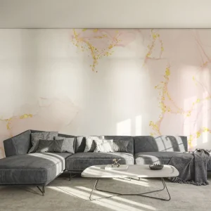 Zertifiziert Fototapete Pink Marble Glitter