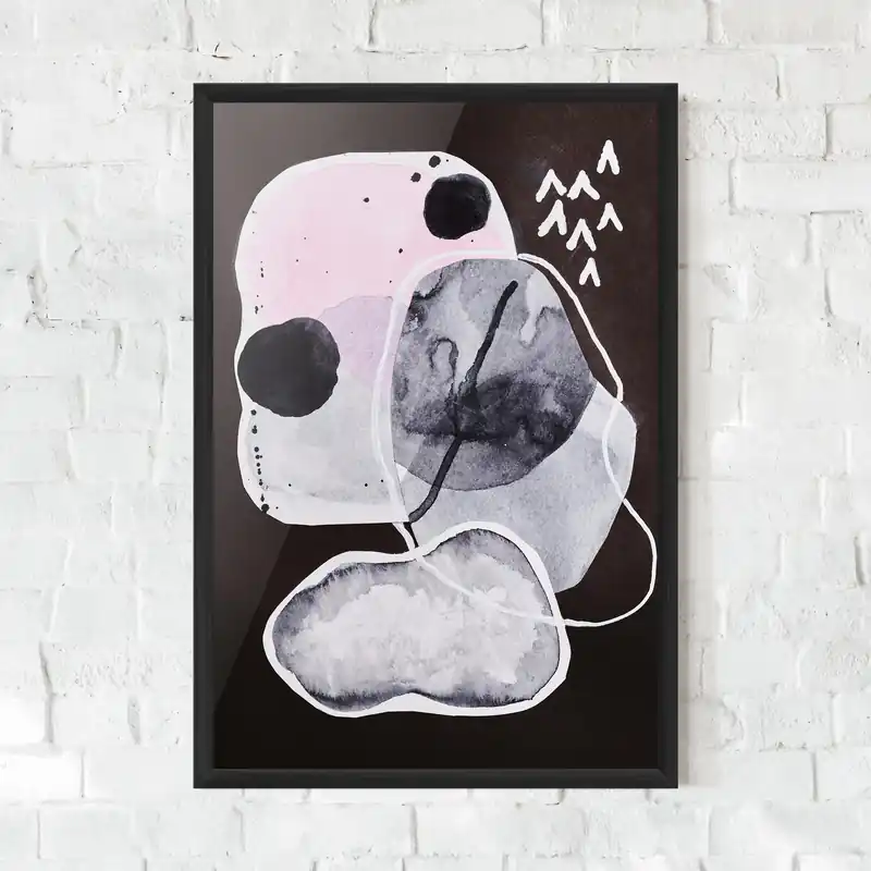 Kostenloser Versand Gerahmte Poster Abstract Collage