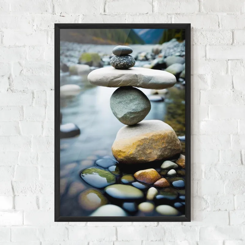 Schnäppchen Gerahmte Poster Balanced Rocks