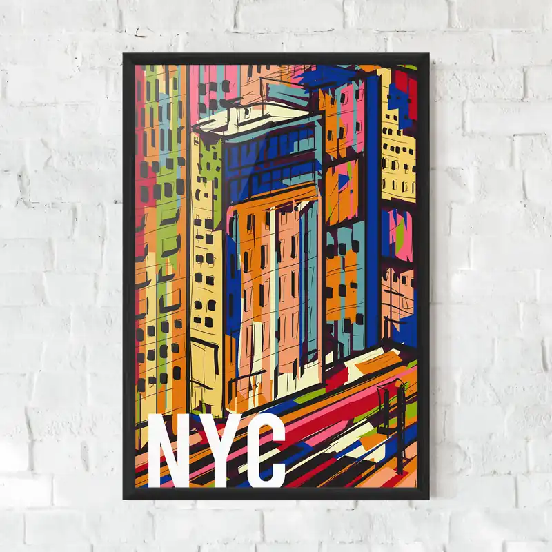 Gerahmte Poster New York City Art Wochenendangebot