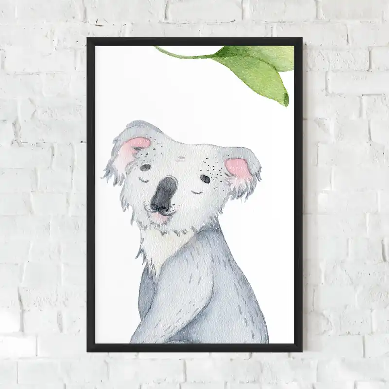 Abverkauf Gerahmte Poster Baby Koala