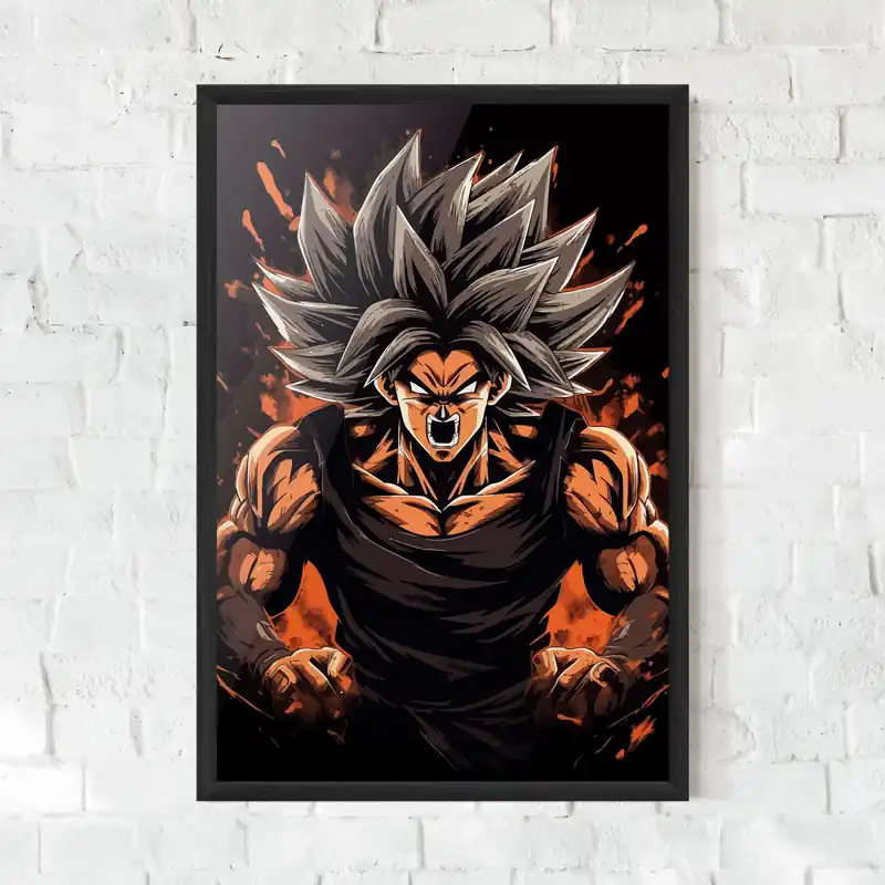 Zertifiziert Gerahmte Poster Goku
