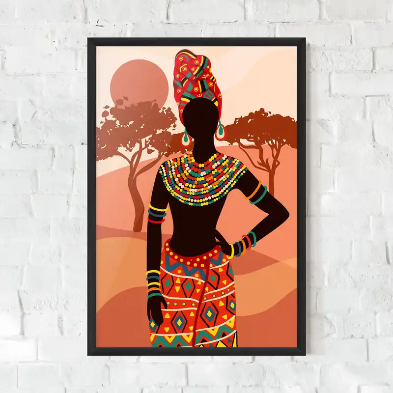 Gerahmte Poster Traditional Clothes Aktuell