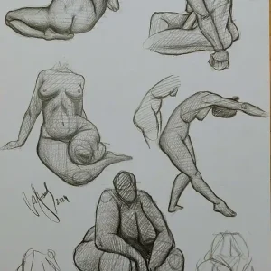 Ausverkauf Aktstudien