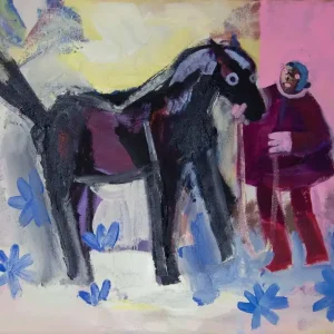 Horse and Flowers Super-Preis