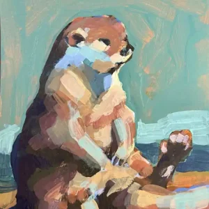 Angebot Otter, sitzend