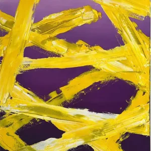 Yellow and Purple Abstract Günstig