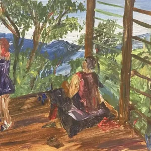 Ablenkung suchend die Hütte findend Räucherstäbchen riechend die Natur wahrnehmen und ins Bild übersetzend Ruhe finden gemeinsam Aktuell