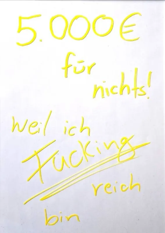 5000 für nichts Wochenendangebot