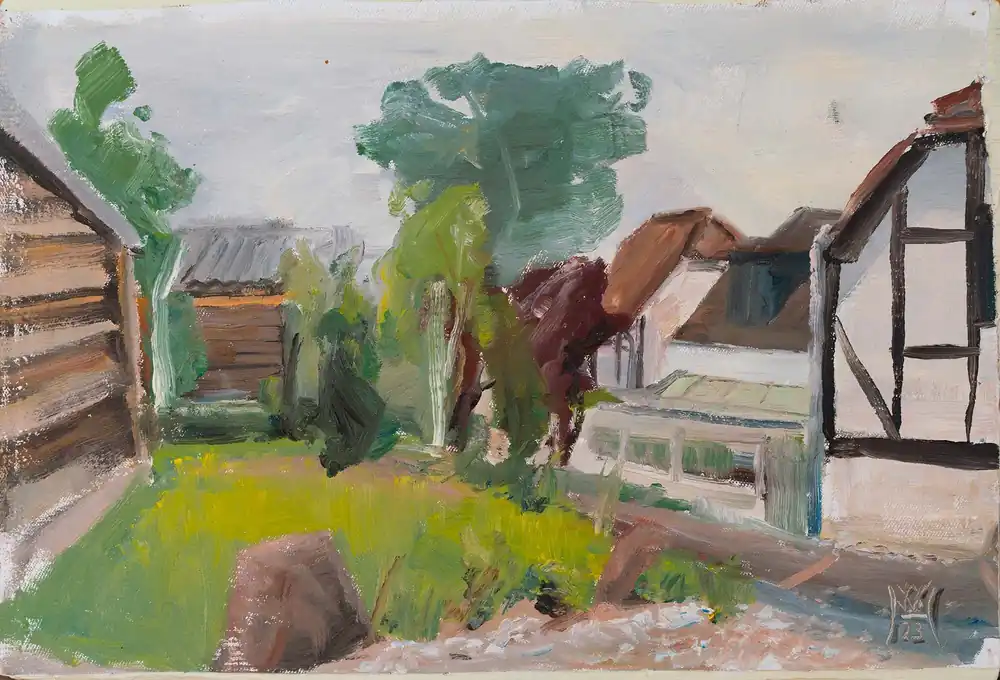 Blick auf das Atelier Sonderaktion